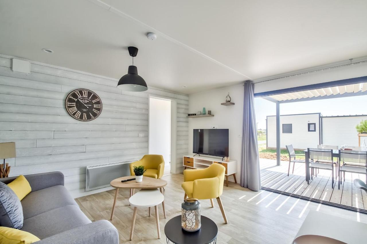 Chalet Pour 8 Dans Residence Avec Piscine Chauffee Brétignolles-sur-Mer Buitenkant foto